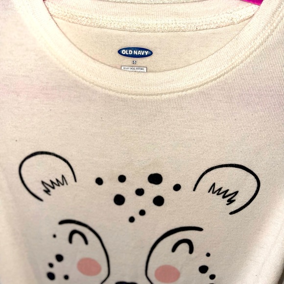 Old Navy, toddler girls pajama set, size 5T - Picture 4 of 4